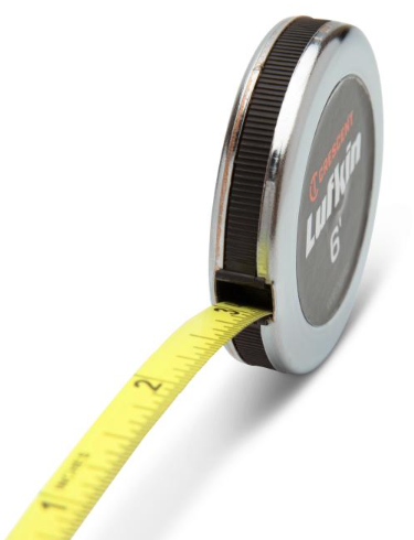 Executive Diameter Tape 1/4" × 6ft – Pocket Circumference & Diameter Tape for Pipes and Round Stock